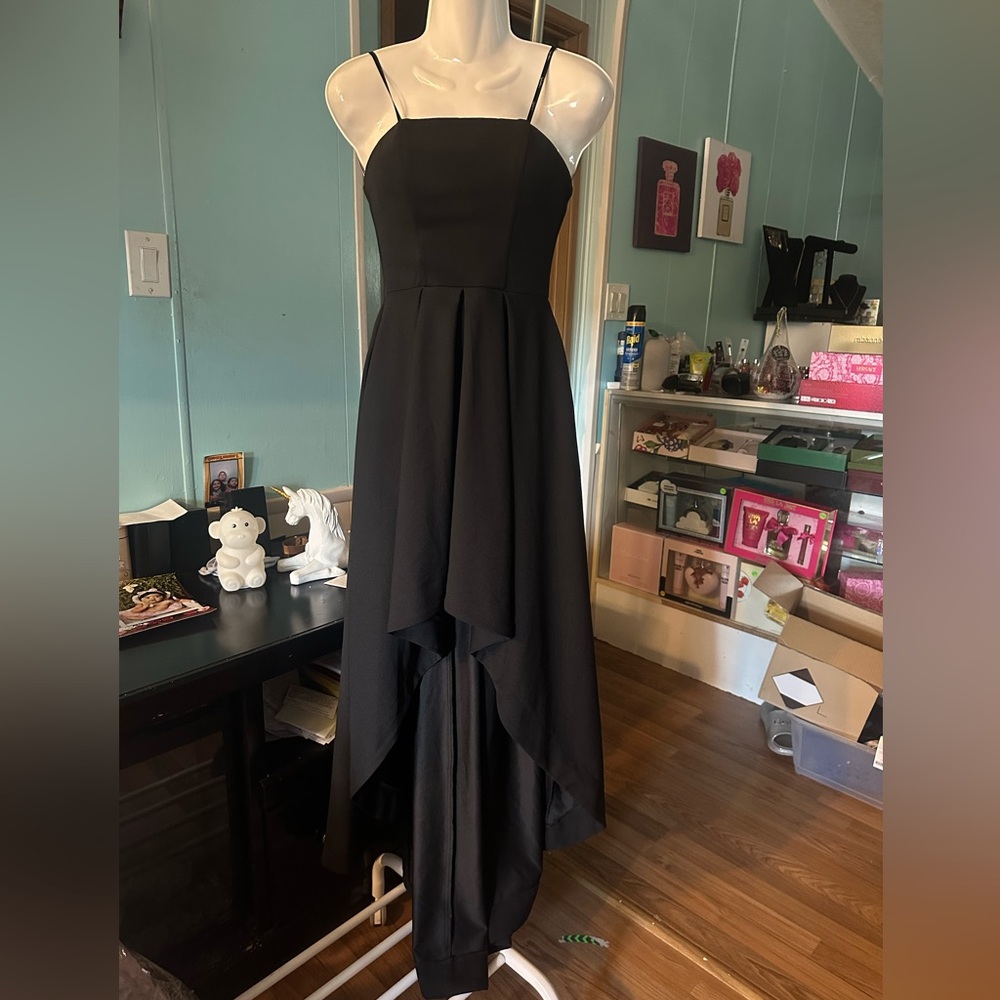 Speechless Black High Low Dress